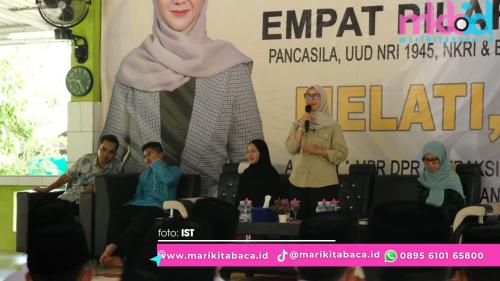 Gambar Melati Tekankan Bijak Bermedia Sosial saat Sosialisasi Empat Pilar di Puding Besar