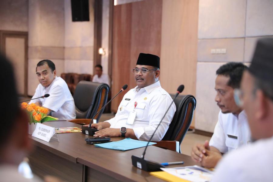 Pimpin Rapim, Pj Gubernur Safrizal Bahas 3 Hal Ini