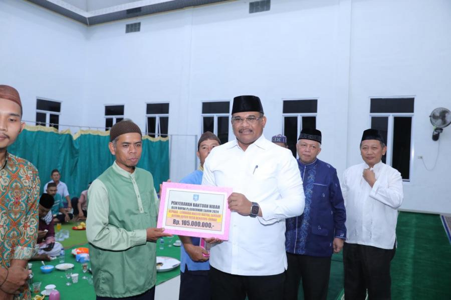Pj Gubernur Safrizal Bawa Harapan Babel Damai dan Harmonis saat Safari Ramadan ke Desa Terentang