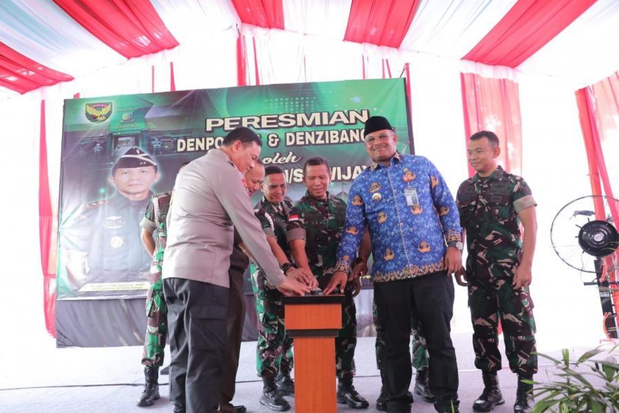 Pj Gubernur Safrizal ZA Hadiri Peresmian Denpom II/5 dan Denzibang 5/II Bangka