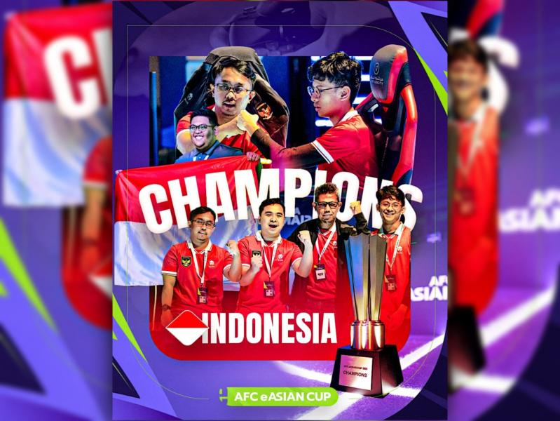 Sejarah! Indonesia Juara Piala Asia Digital 2023