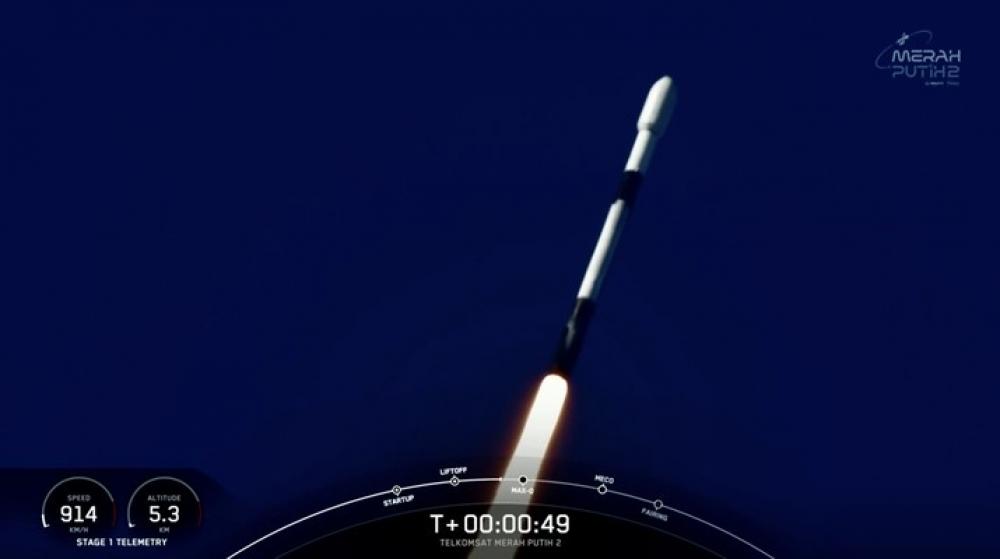 Sukses Meluncur, Satelit Telkom Merah Putih 2 Beroperasi April