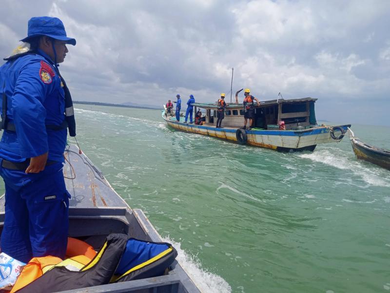 Tim SAR Temukan Kapal yang Sempat Hilang di Ketawai